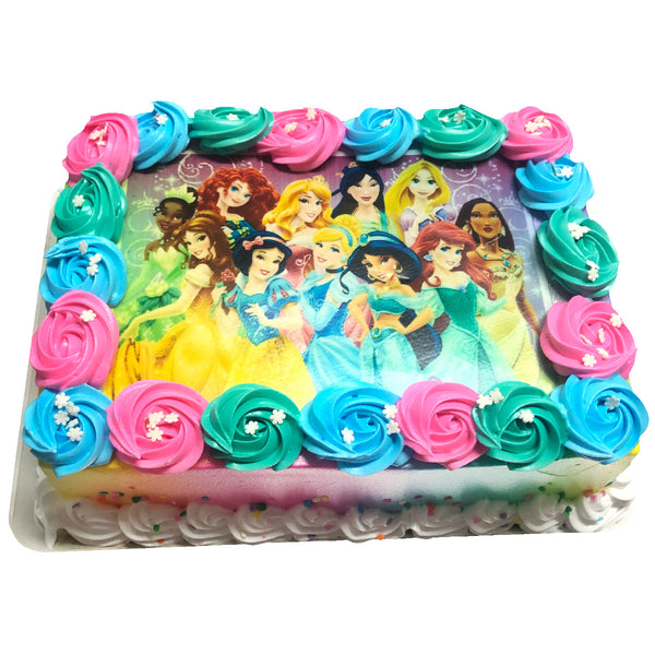 Pastel Princesas Oblea (OBL-022) (O-RD)