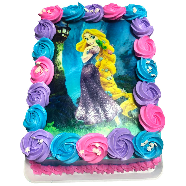 Pastel Rapunzel Oblea (OBL-045) (O-RD)