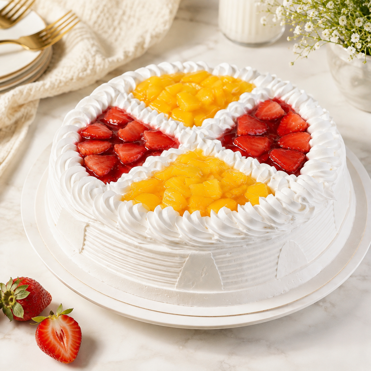 Pastel de Frutas Combinado
