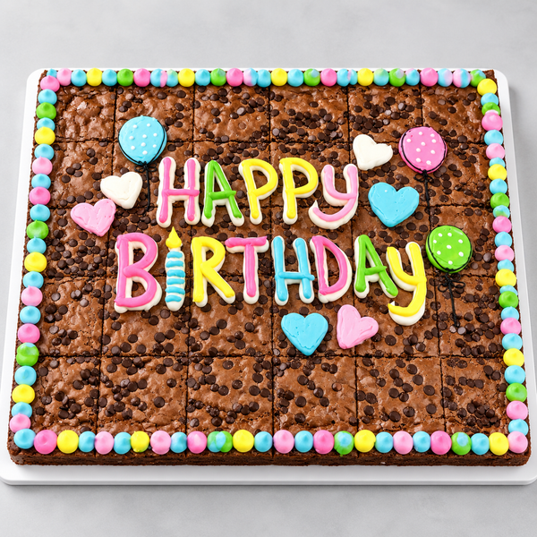 Brownie Birthday Corazones
