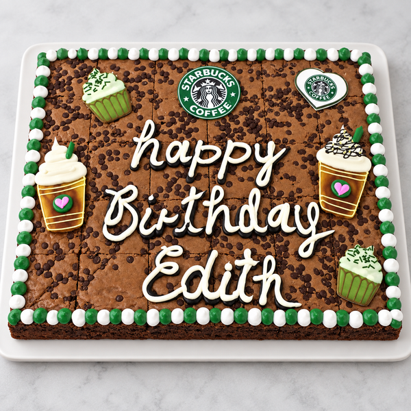 Brownie Birthday Coffee