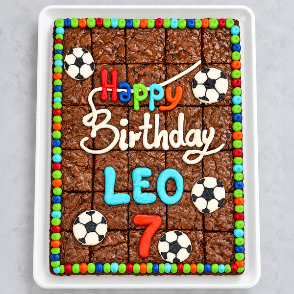Brownie Birthday Futbol