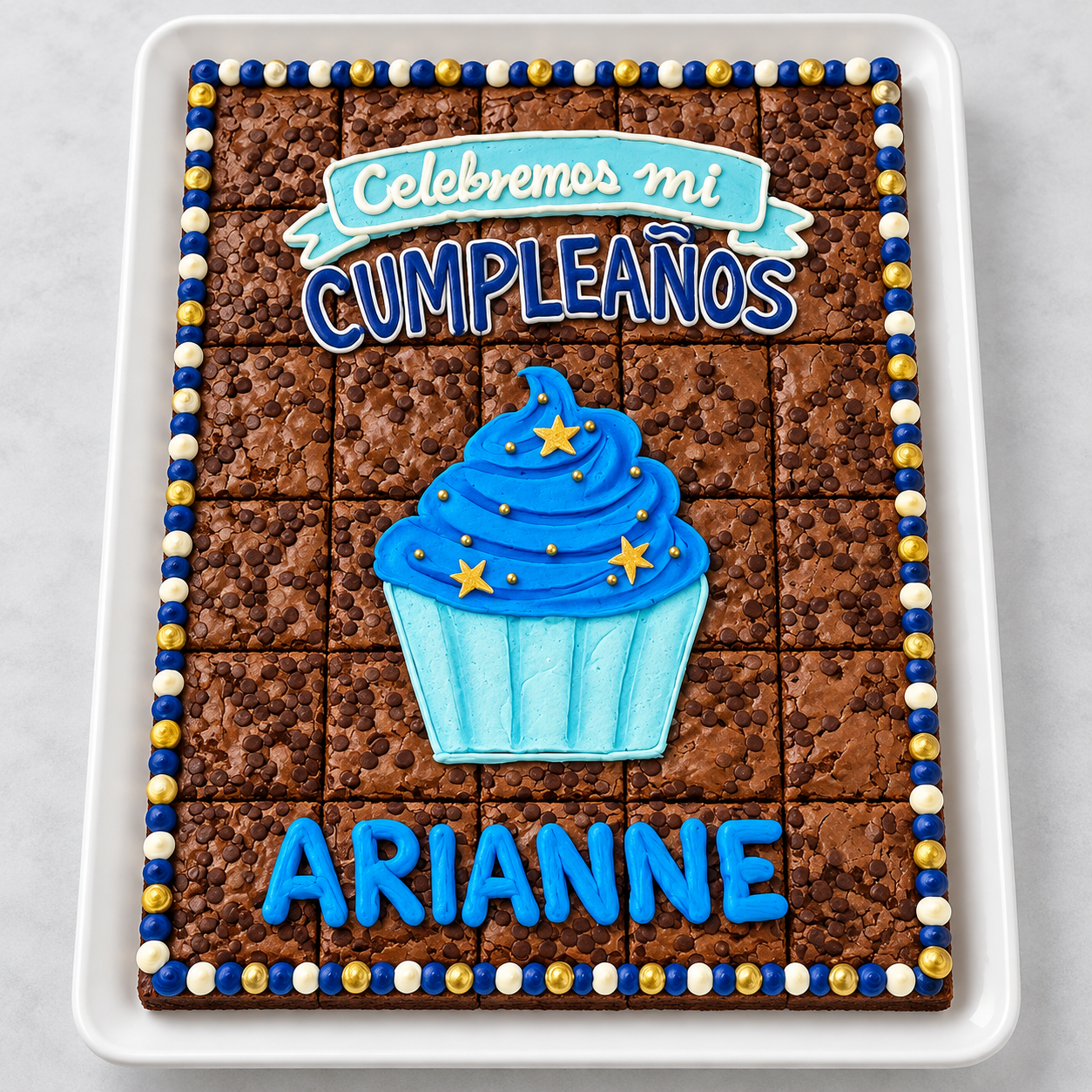 Brownie Cumpleaños Cupcake