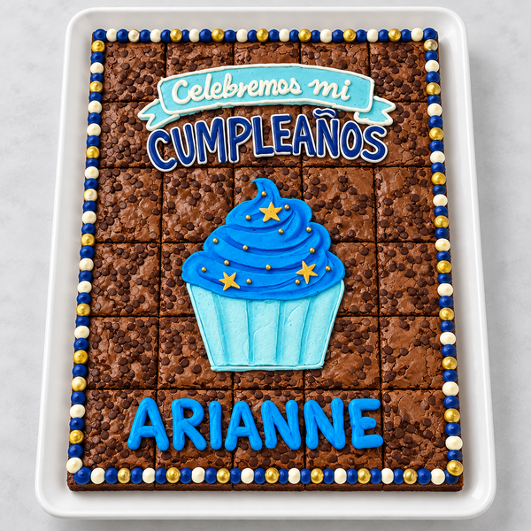 Brownie Cumpleaños Cupcake
