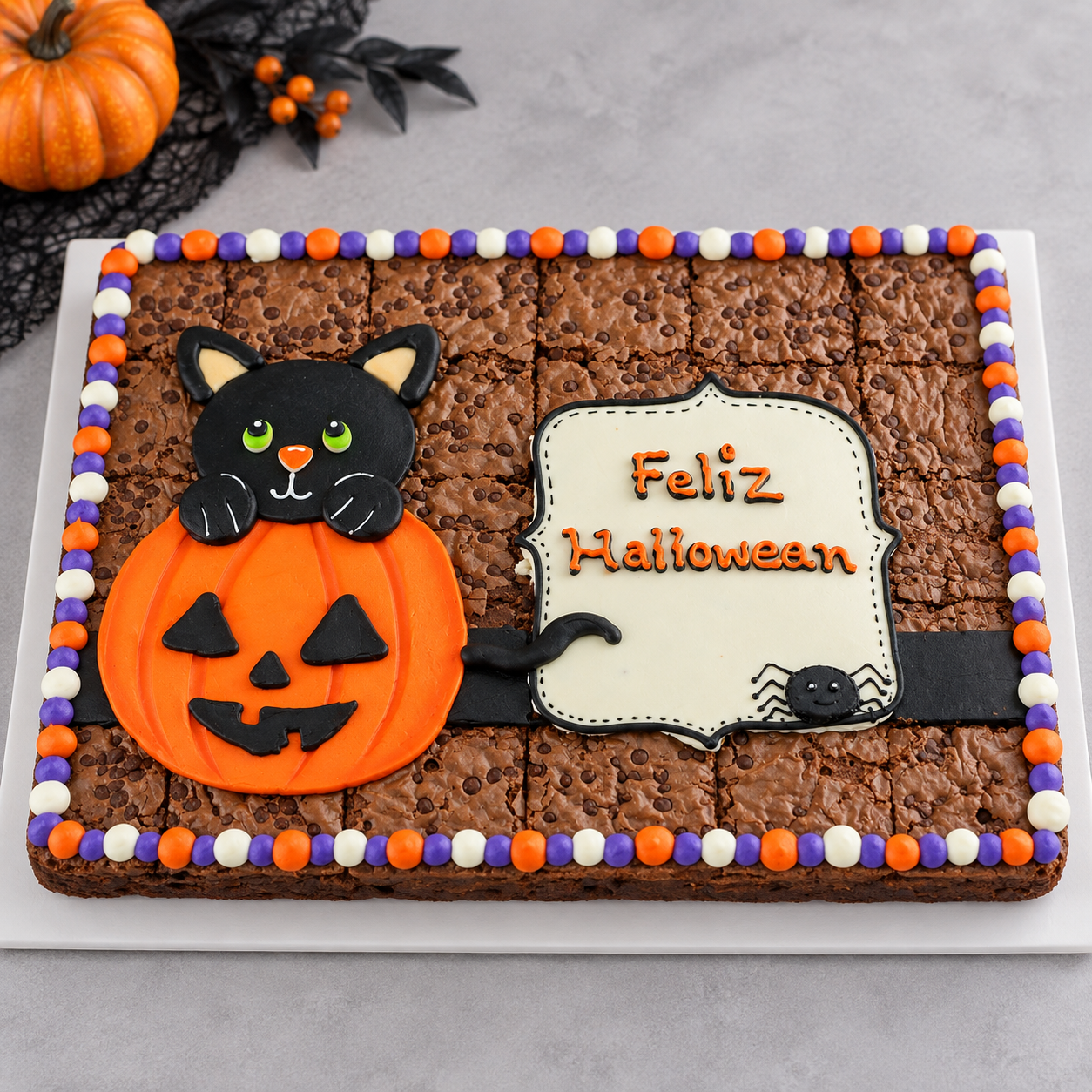 Brownie Halloween Gato