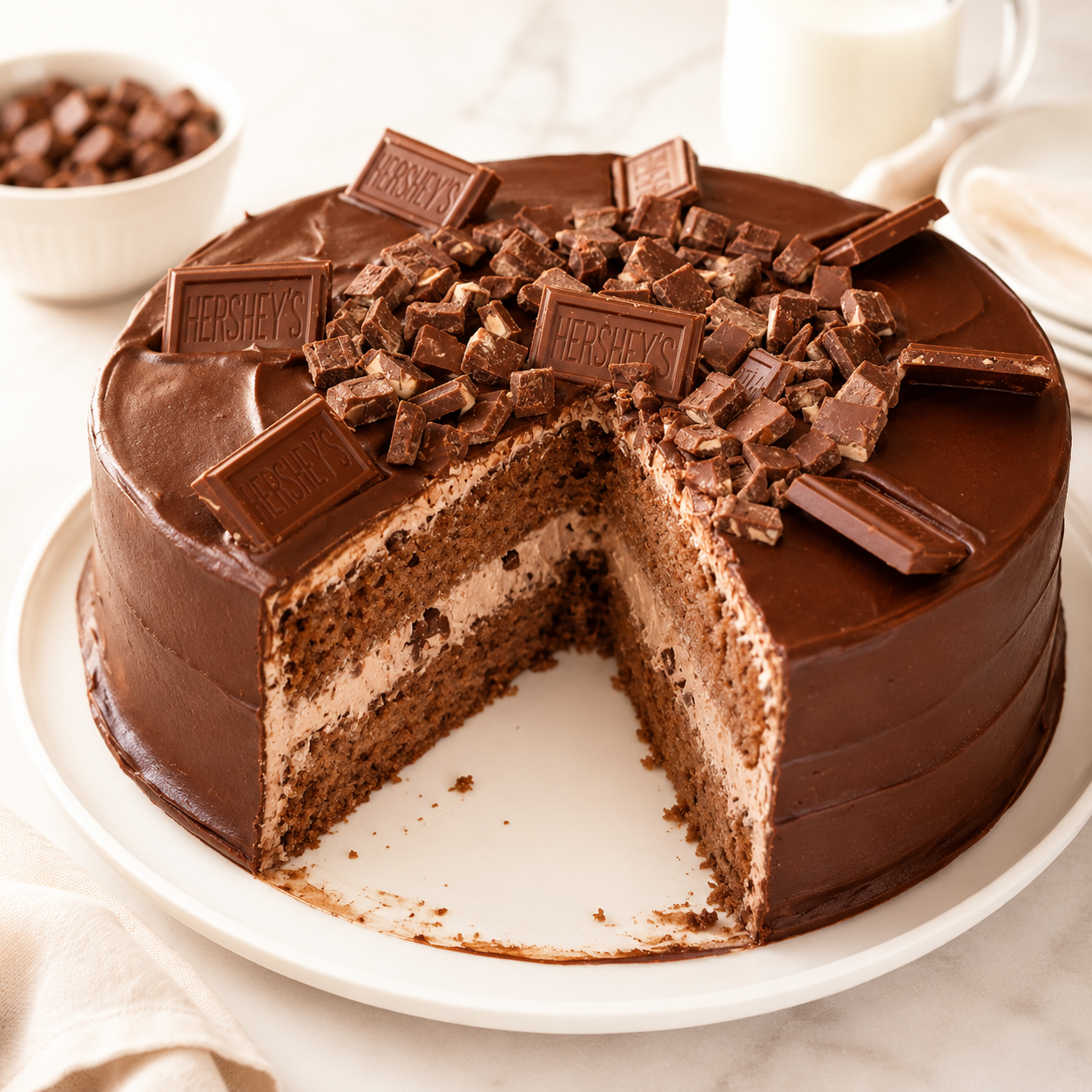 Tres Leches Hershey's Almond Cake
