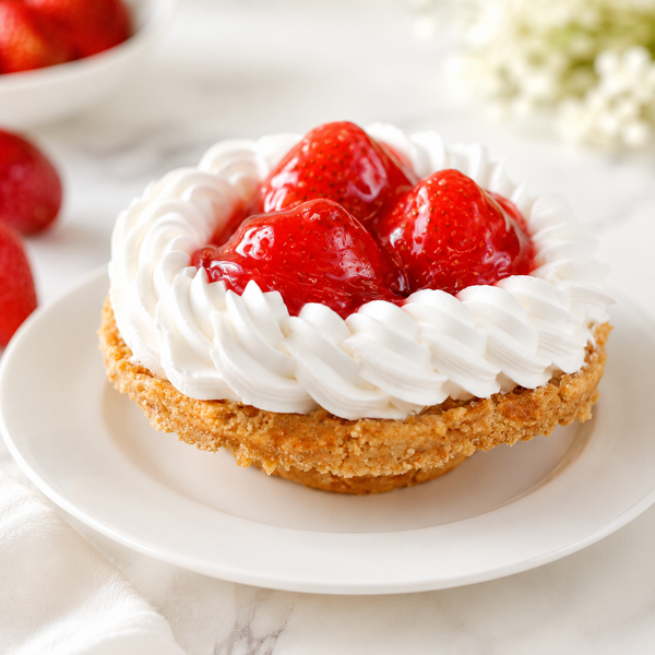 Mini Pay de Queso con Fresas