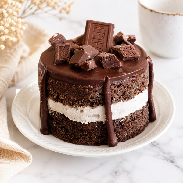 Mini Hershey’s Almond Cake