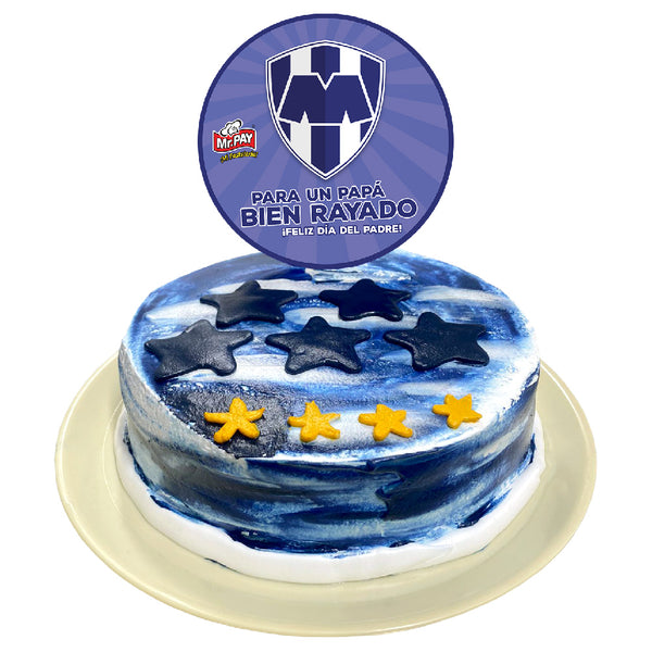 Pastel Rayados Topper