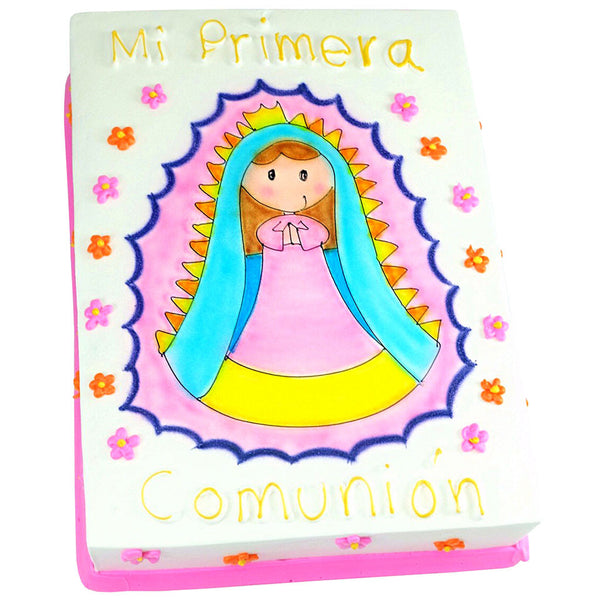 Pastel Primera Comunión Virgencita - Económico