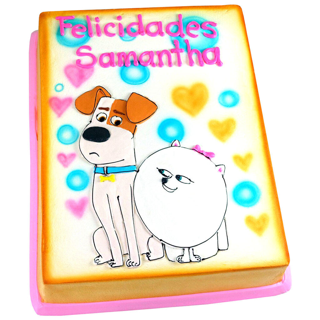 Pastel Mascotas Max y Gidget (BET-004) (A-D)