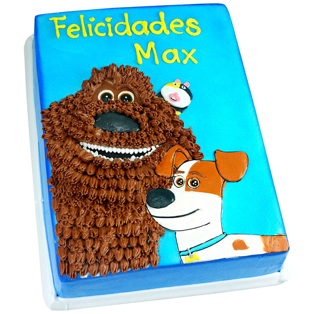 Pastel Mascotas Max y Duke
