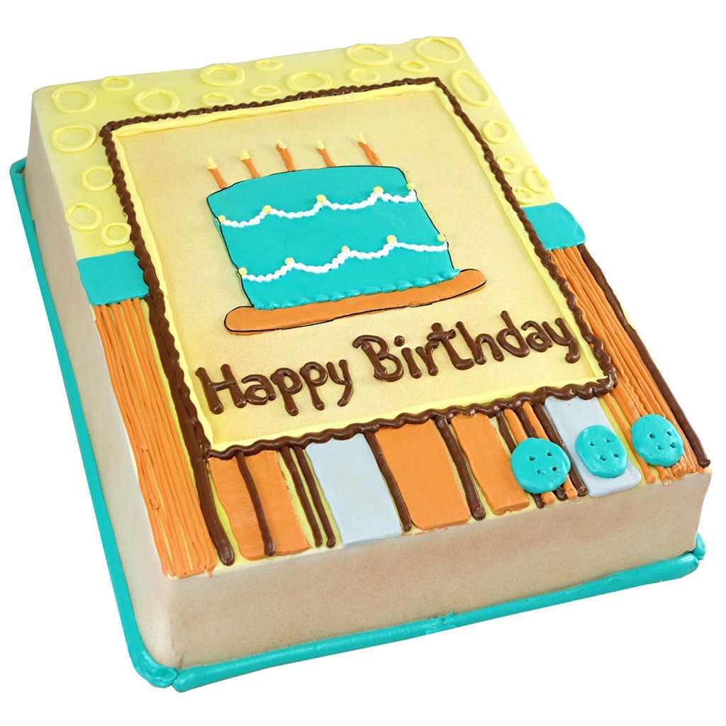 Pastel Cumpleaños Botones (A-RD)