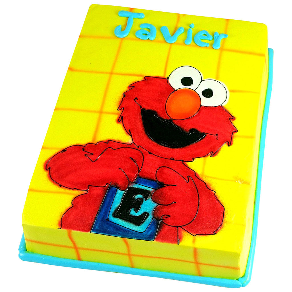 Pastel Elmo Cubo - Económico