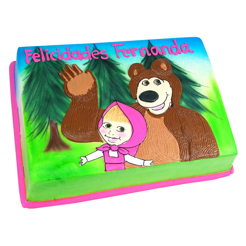 Pastel Masha y el Oso (A-D)