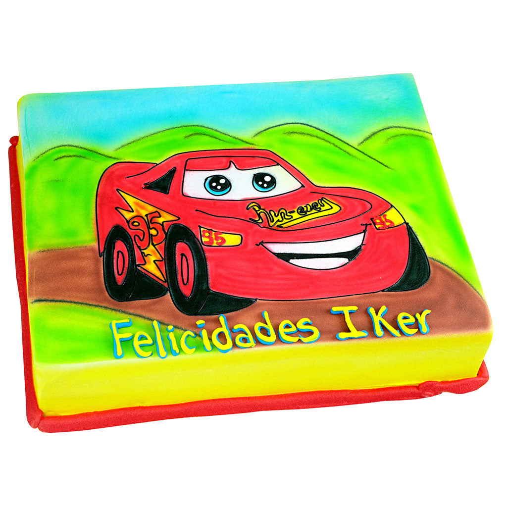 Pastel Cars Rayo McQueen - Económico