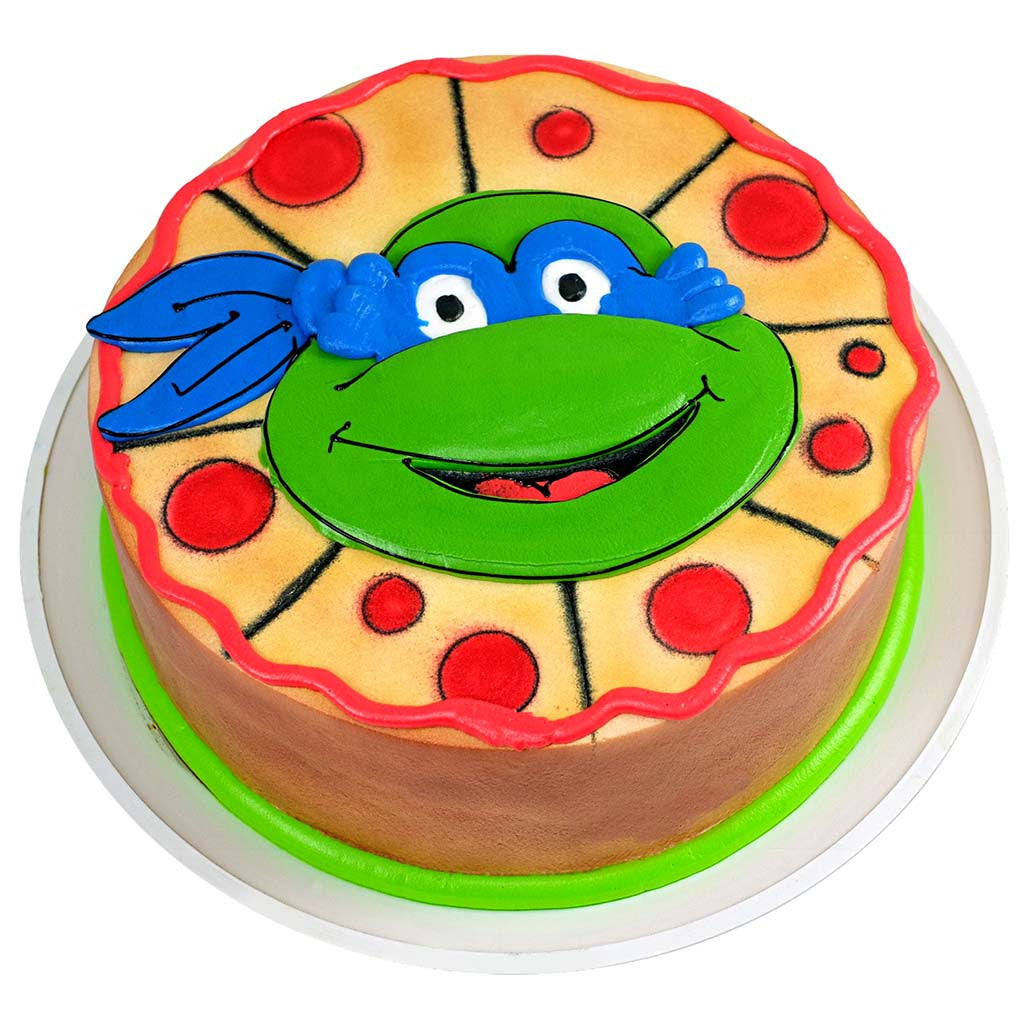 Pastel Tortugas Ninja - Redondo