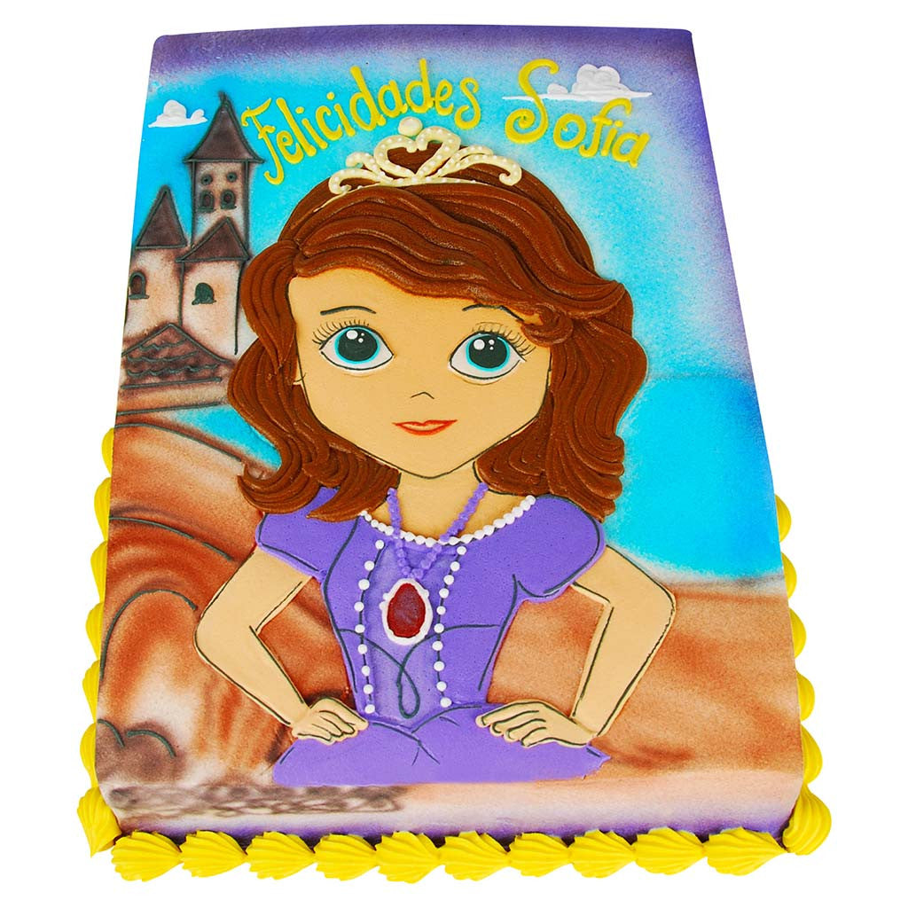 Pastel Princesa Sofía Castillo (BET-107) (A-D)