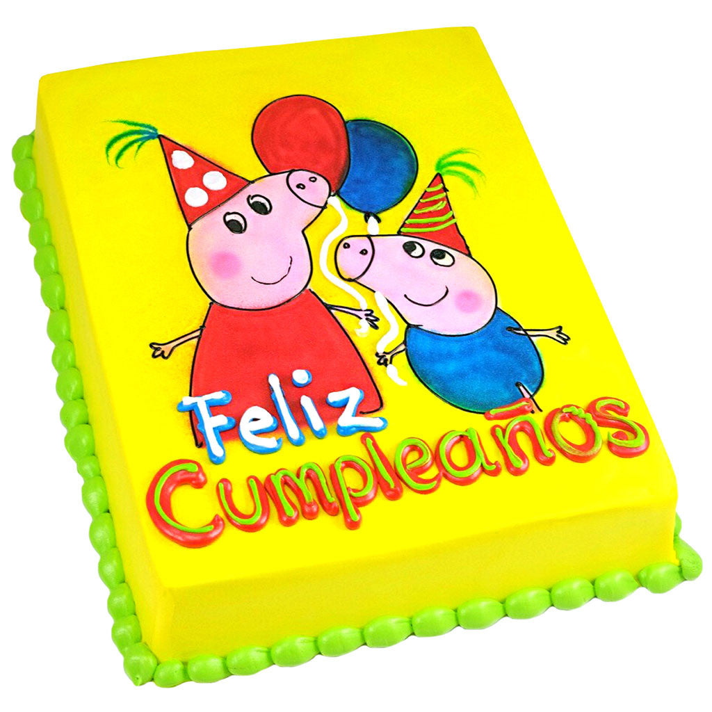 Pastel Peppa y George - Económico