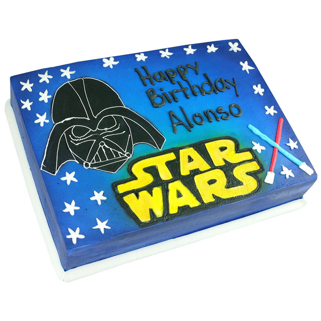 Pastel Star Wars Darth Vader Máscara - Económico