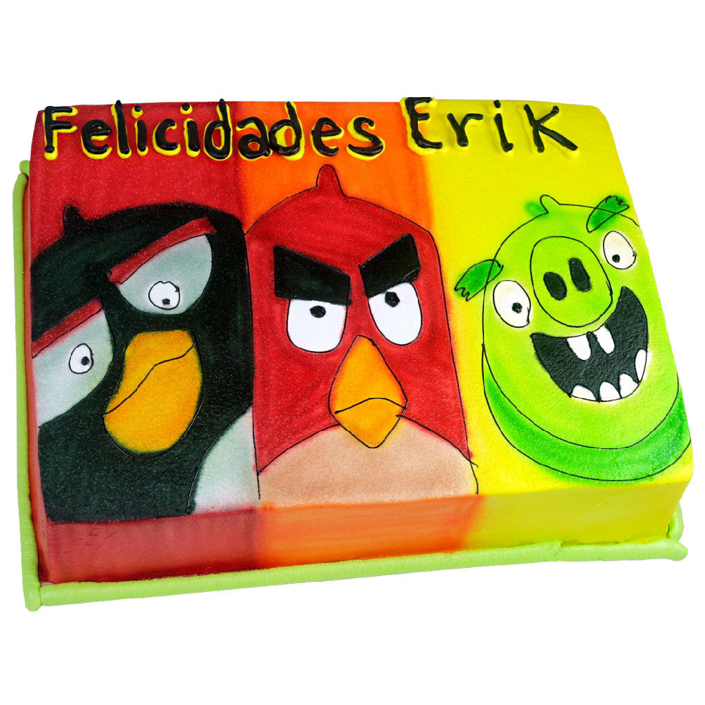 Pastel Angry Birds Movie Personajes - Económico