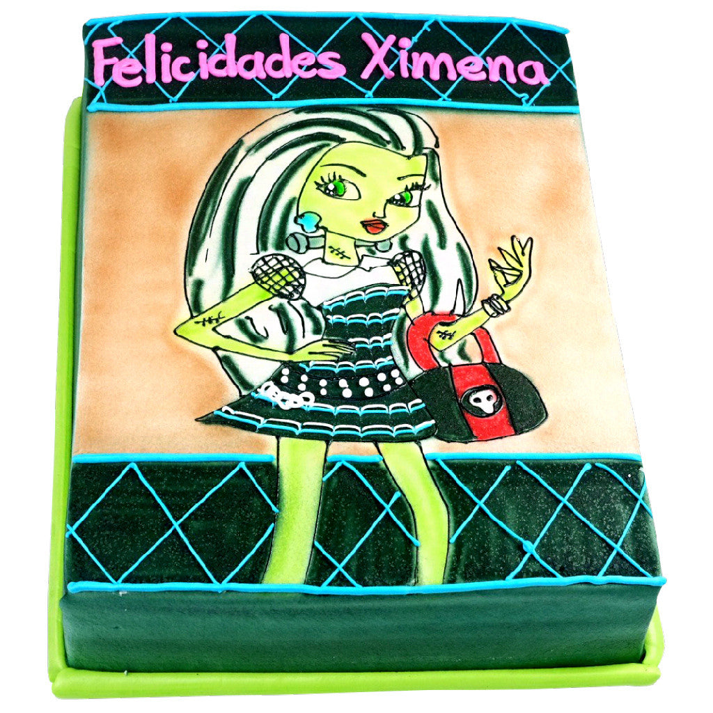 Pastel Monster High Frankie Stein - Económico