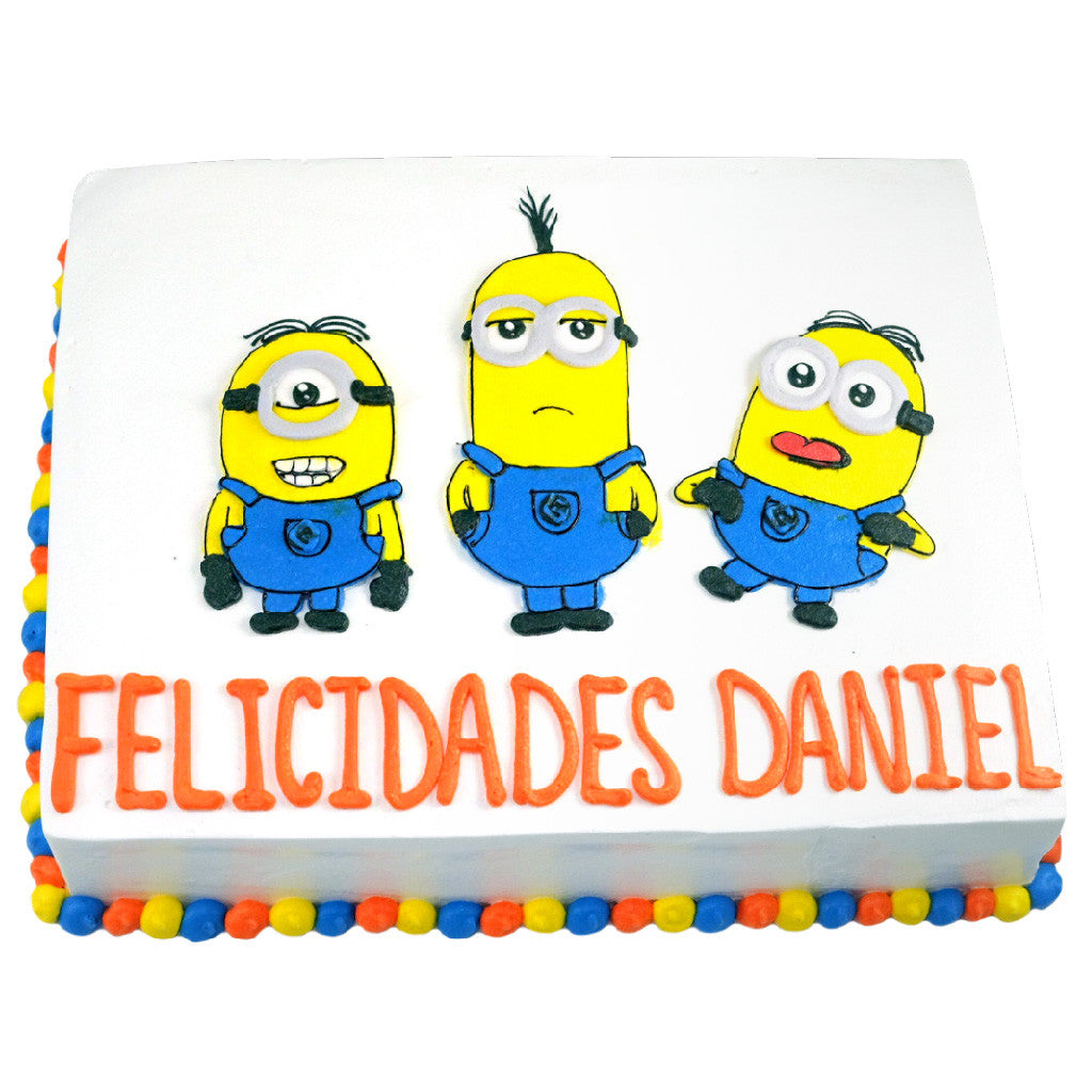 Pastel Minions Cumpleaños (BET-072) (A-D)
