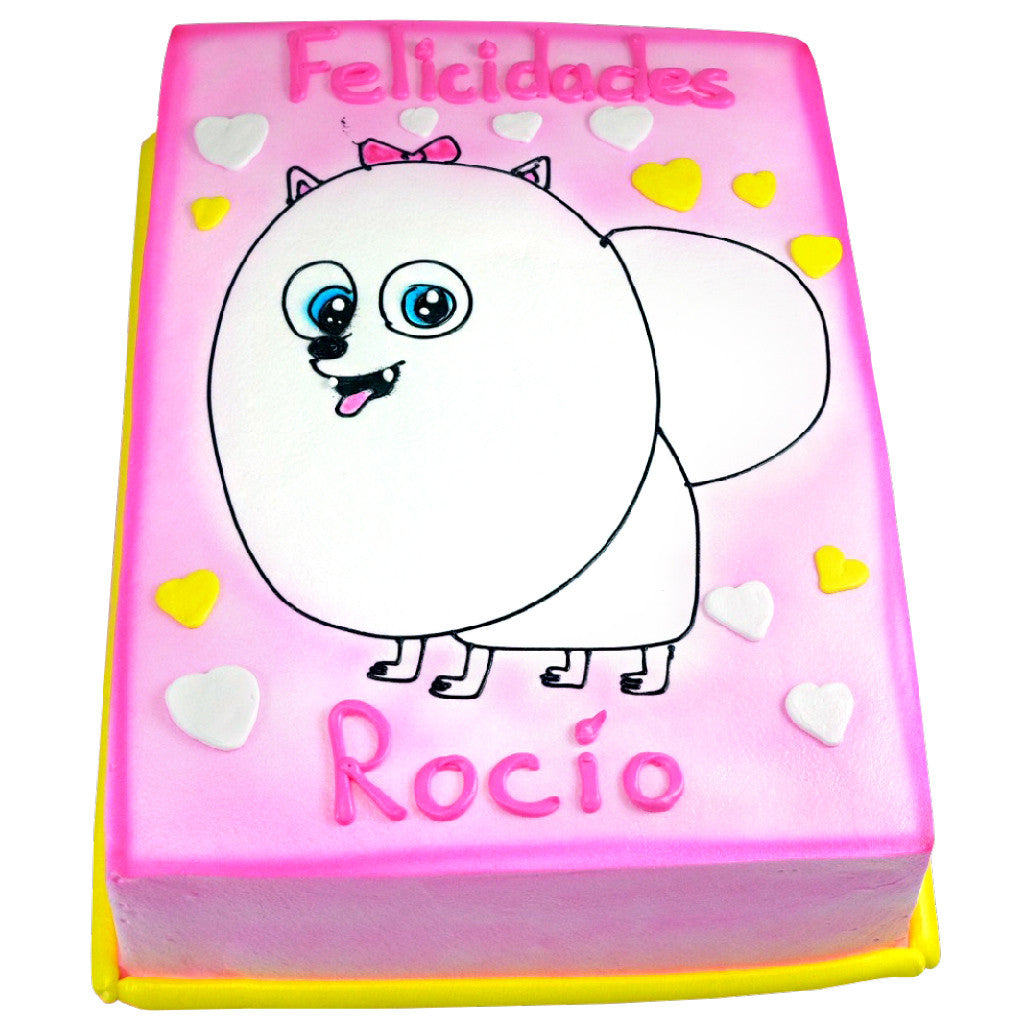 Pastel Mascotas Gidget - Económico