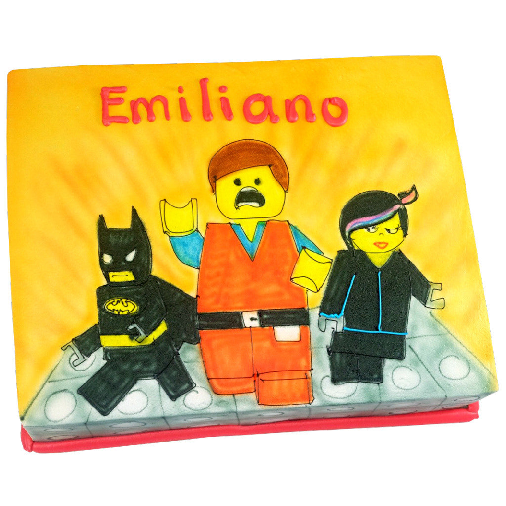 Pastel Lego Movie - Económico