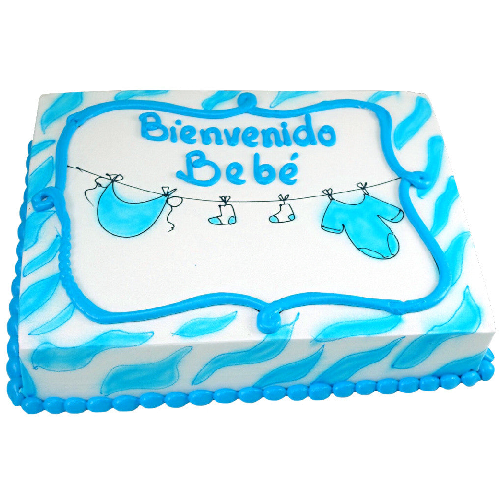 Pastel Baby Shower Bienvenido Bebé - Económico