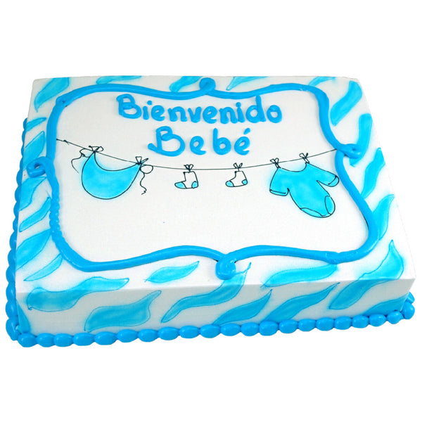 Pastel Baby Shower Bienvenido Bebé - Económico