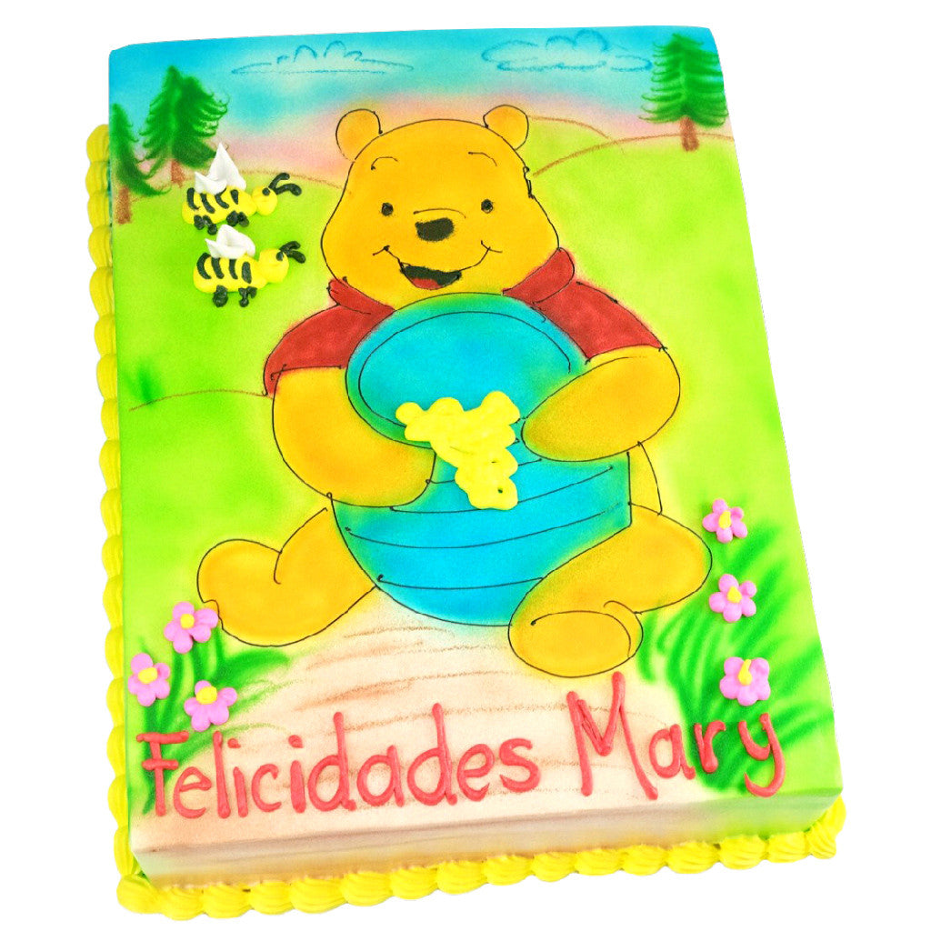 Pastel Winnie Pooh - Económico