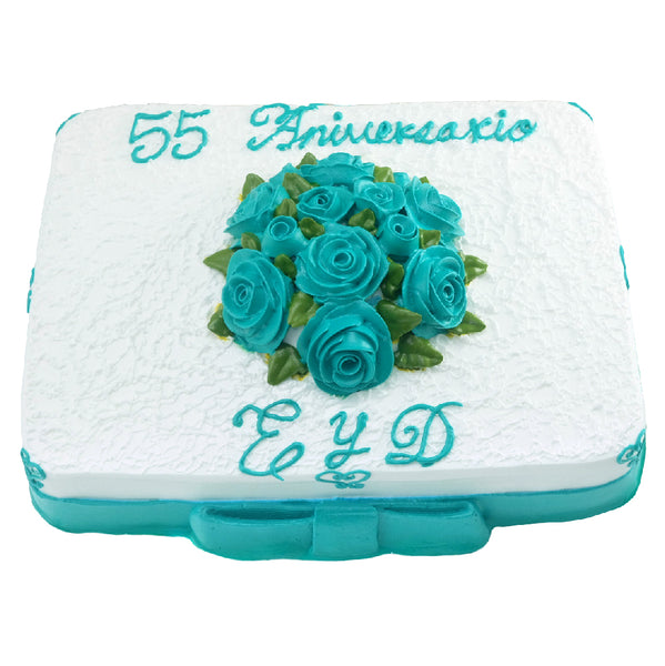 Pastel Flores 55 Aniversario