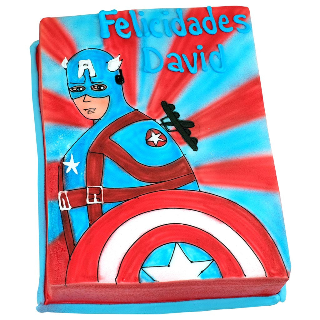 Pastel Capitán América - Económico