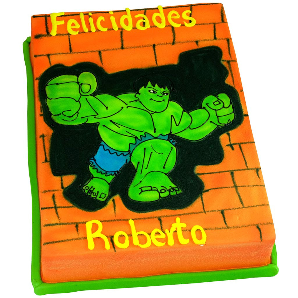 Pastel Hulk - Económico