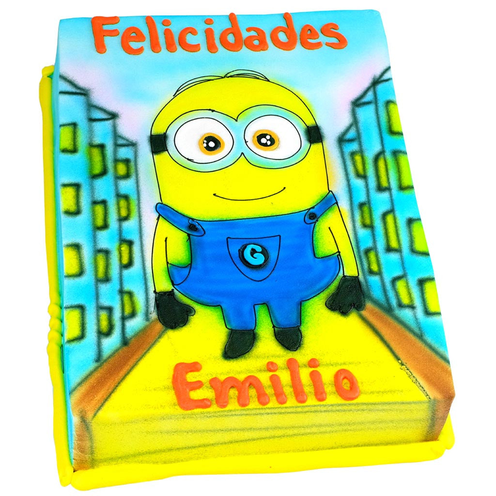 Pastel Minion Bob Ciudad - Económico