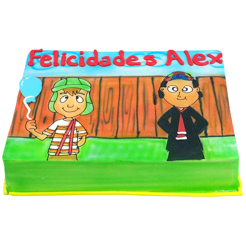 Pastel El Chavo y Quico - Económico