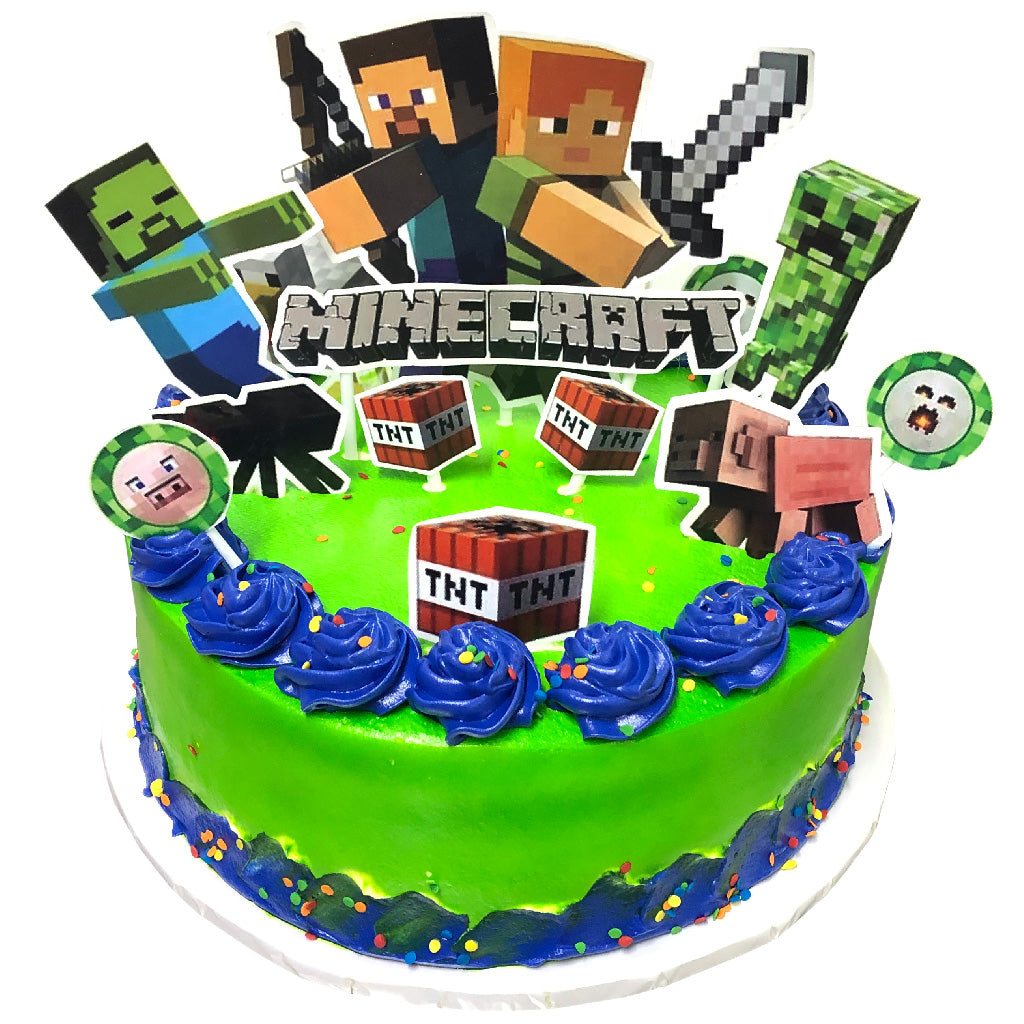 Pastel Minecraft Redondo