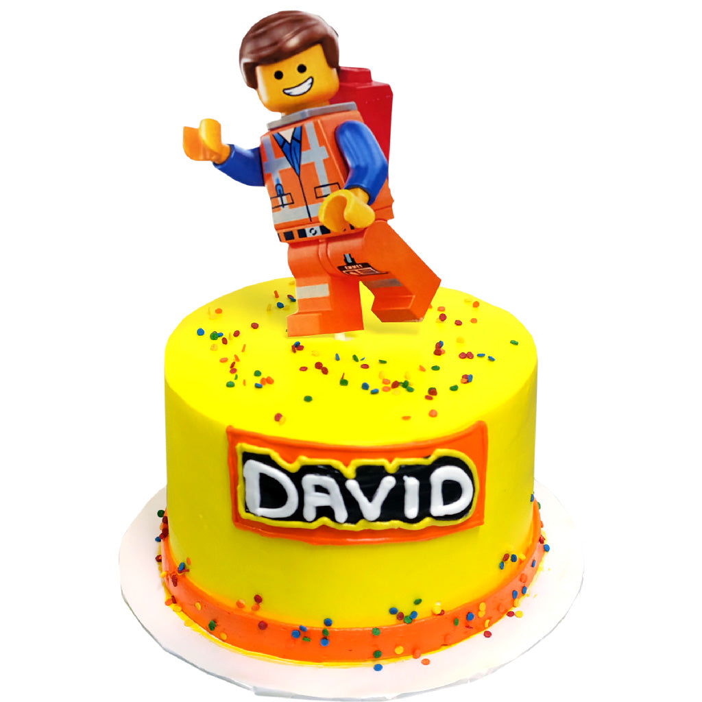 Pastel Lego Movie Redondo (A-C)