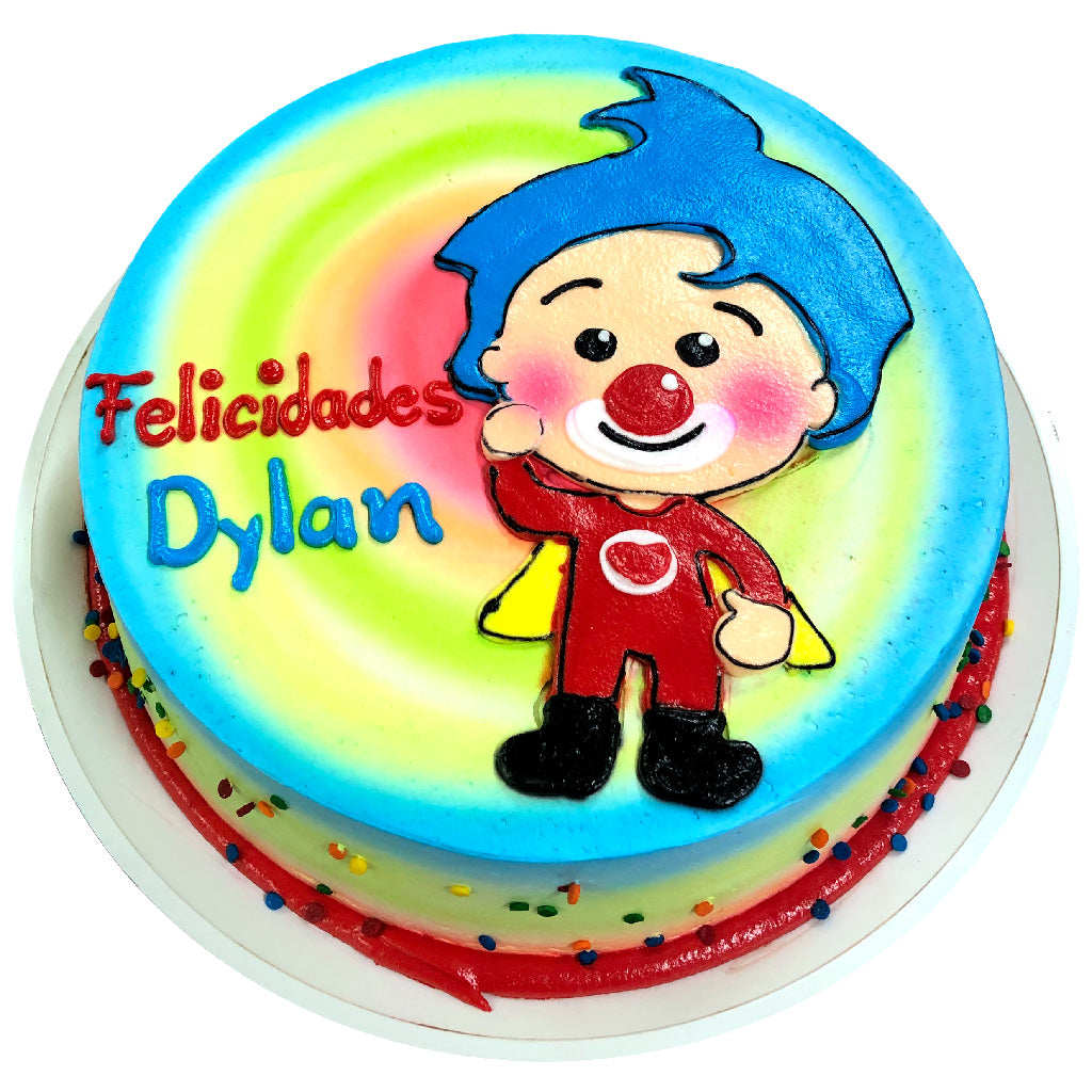 Pastel Plim Plim Redondo